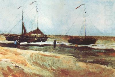 Beach at Scheveningen in Calm Weather (nn04), Vincent Van Gogh